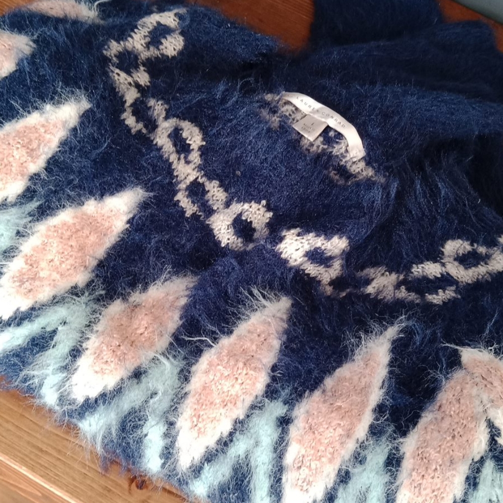 Lauren Conrad  fuzzy sweater - Picture 10 of 10